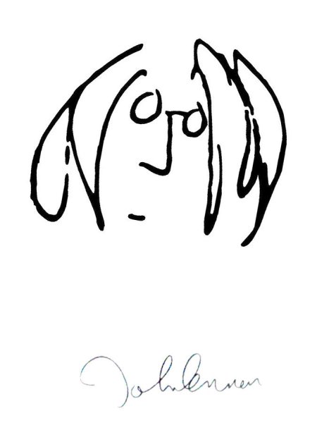 Рисунки Джона Леннона