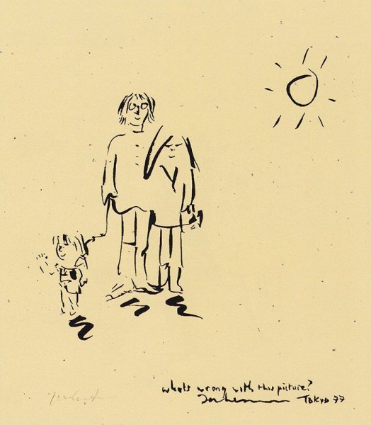 Автопортрет Джона Леннона