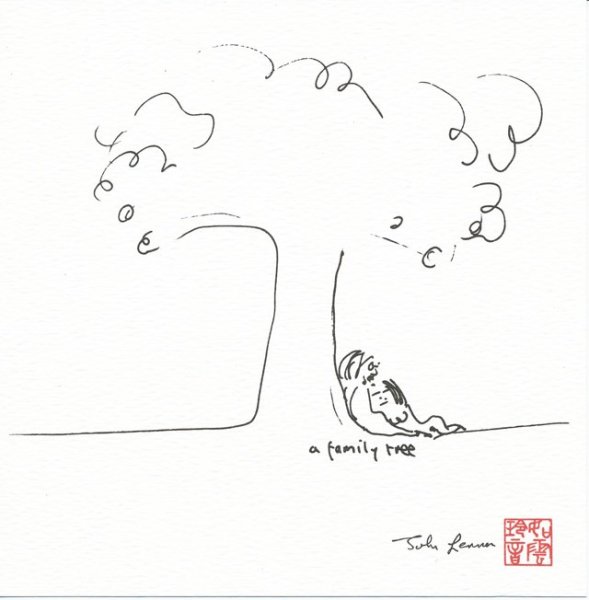 Джон Леннон рисунки его