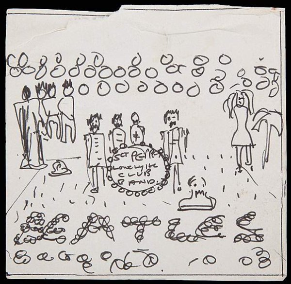 Джон Леннон портрет рисунок