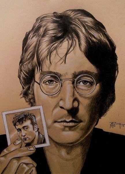 Джон Леннон портрет
