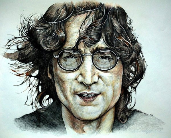 John Lennon рисунок