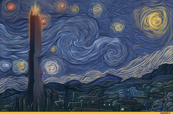 Ван Гог Звёздная ночь Эстетика