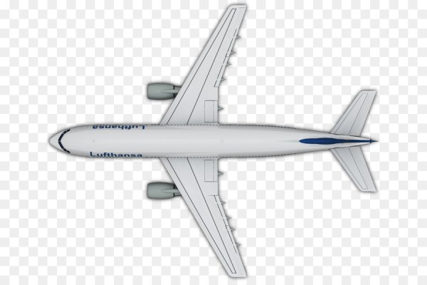 Боинг 767 вид сверху