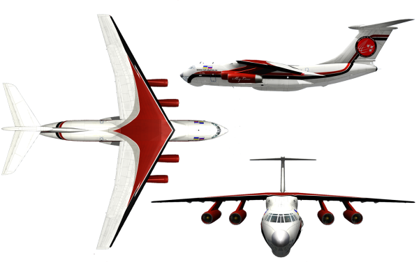 Ил 76 силуэт