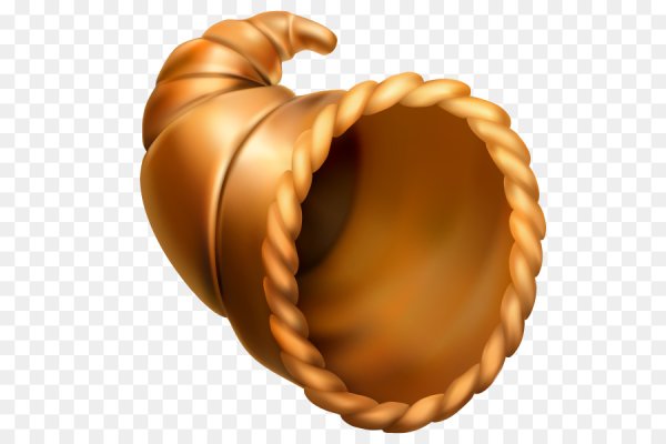 Рог изобилия на прозрачном фоне