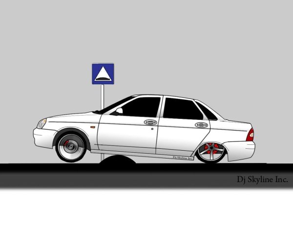 Лада Приора рисунок