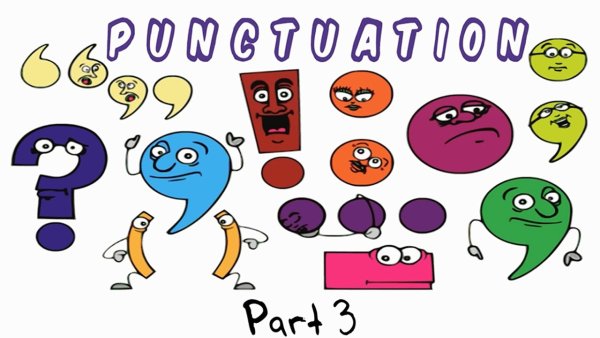 Веселые знаки препинания картинки