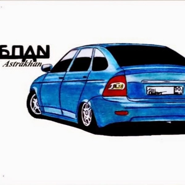 Приора хэтчбек рисунок