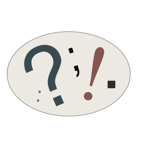 Цветные знаки препинания