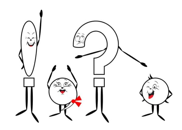 Мультяшные знаки препинания