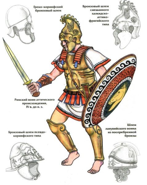 Римский легионер рисунок