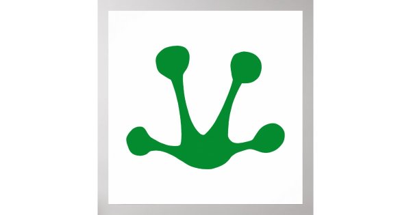 Следы лягушки