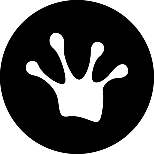 Следы лягушки раскраска