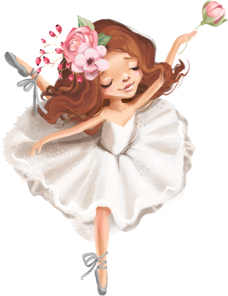 Балерина мультяшная