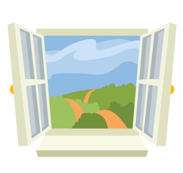 Открытое окно