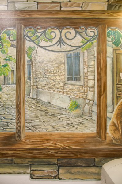 Фреска окно