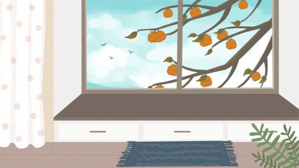 Подоконник нарисованный