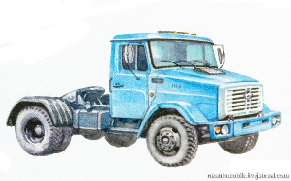 ЗИЛ рисунок для детей