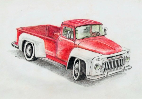 Рисовать ЗИЛ 130