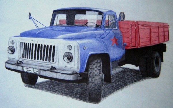 ГАЗ 3307 карандаш
