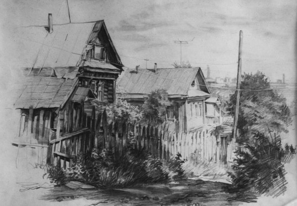 Пленэрные зарисовки Андрияка