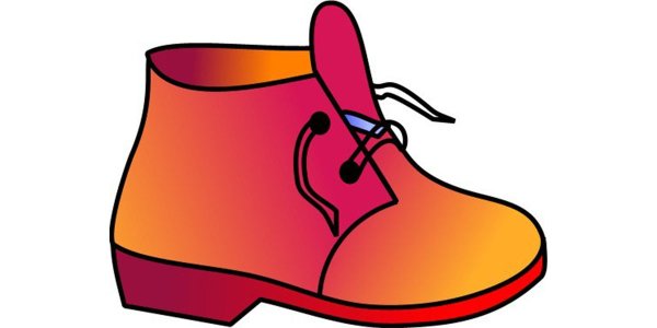 Ботинок мультяшный