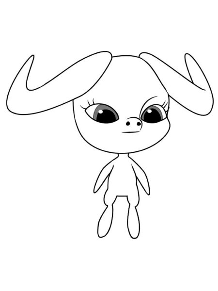 Раскраска леди баг КВАМИ