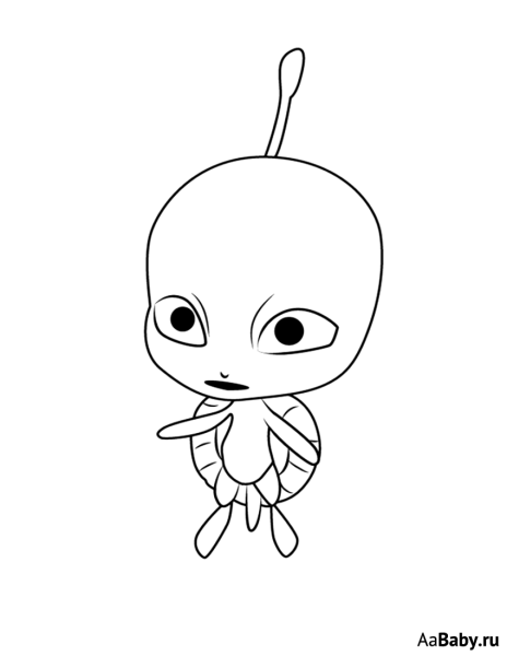 Раскраска КВАМИ Трикс