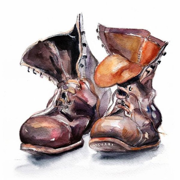 Нарисовать ботинки