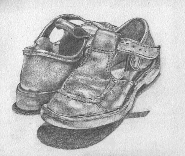 Ботинки раскраска