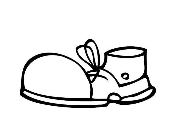 Обувь карандашом