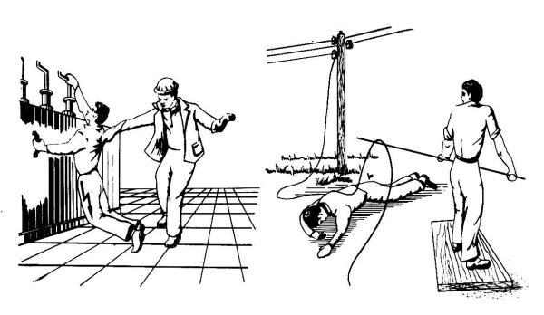 Человек электричество