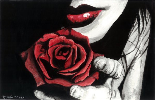 Картина в черно-белых тонах