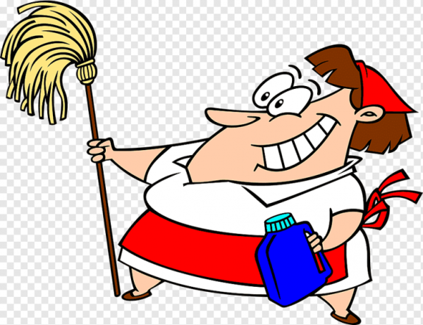 Уборка мультяшная