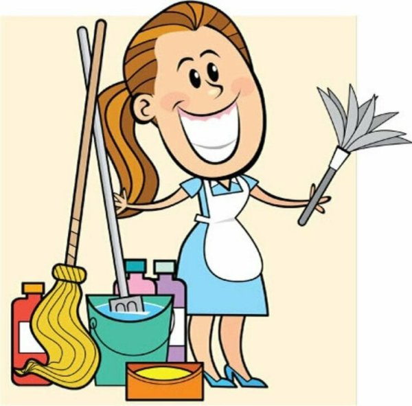 Уборка иллюстрация