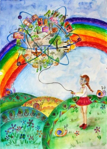 Рисование на тему мир