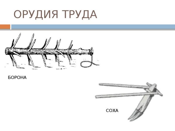 Соха борона восточных славян