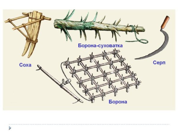 Борона орудие труда древней Руси