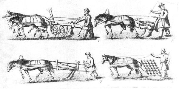 Сельскохозяйственные орудия – сохи, бороны, плуги