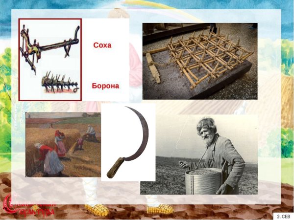 Соха борона восточных славян