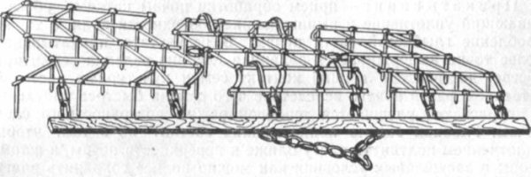 Борона БЗСС-1 схема