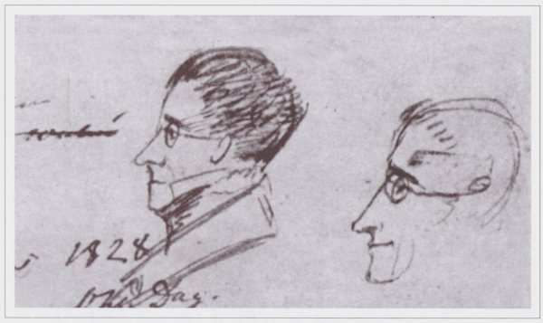 Грибоедов портрет Пушкина