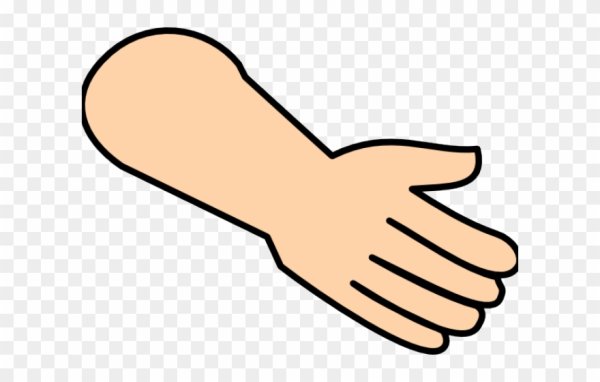 Ладонь мультяшная