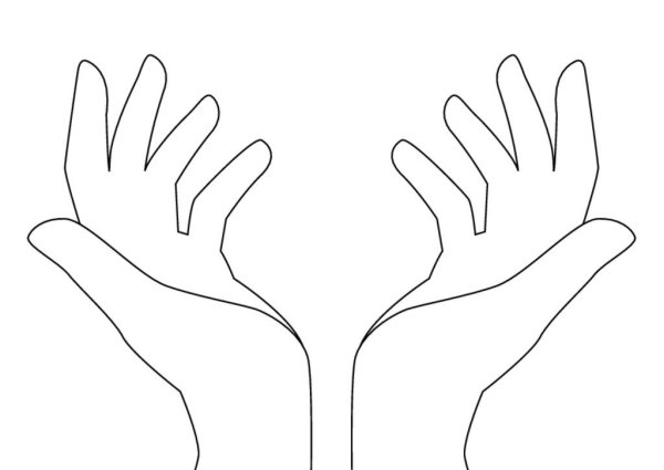 Трафарет руки