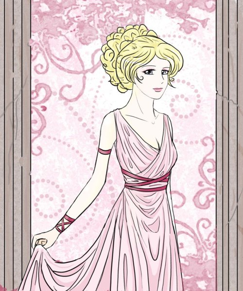 Богиня Афродита рисунок