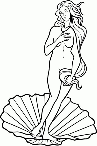 Бог Артемида рисунок