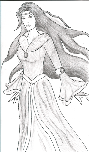 Афина Паллада рисунок