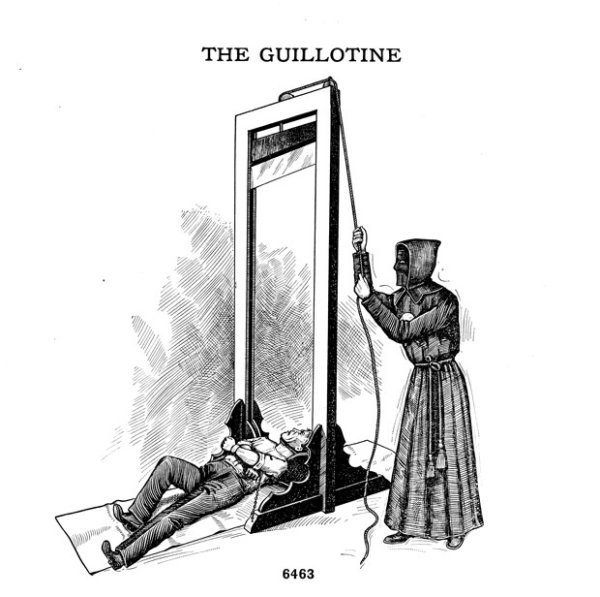 Гильотина чертеж