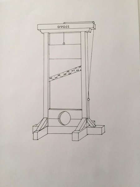 Гильотина эскиз